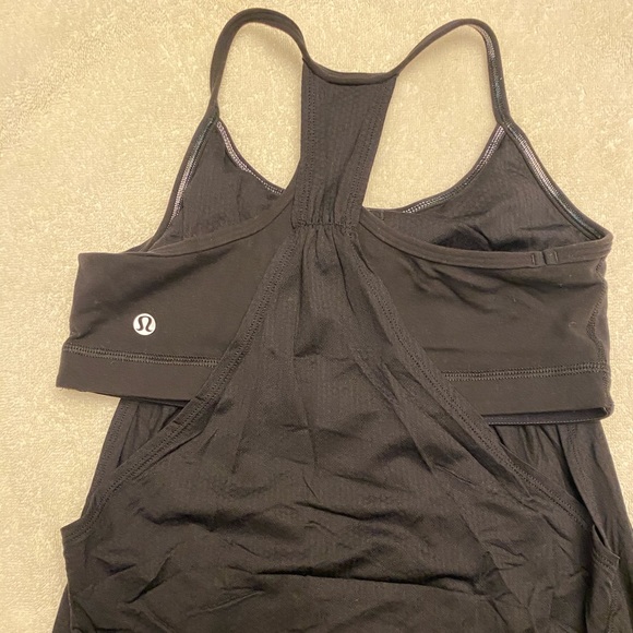 Lululemon No Limits Built in Bra, black, size 6 - Picture 5 of 6